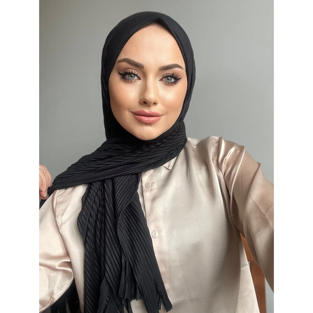 

Practical Ready Hijab Piliseli Bone Wrap Muslim Women Fashion Ramadan Eid Mubarak Casual Solid Color Islamic Day For Women Scarf Abaya Khimar Islamic Turban Turkey Store Jilbab Veil Arabic