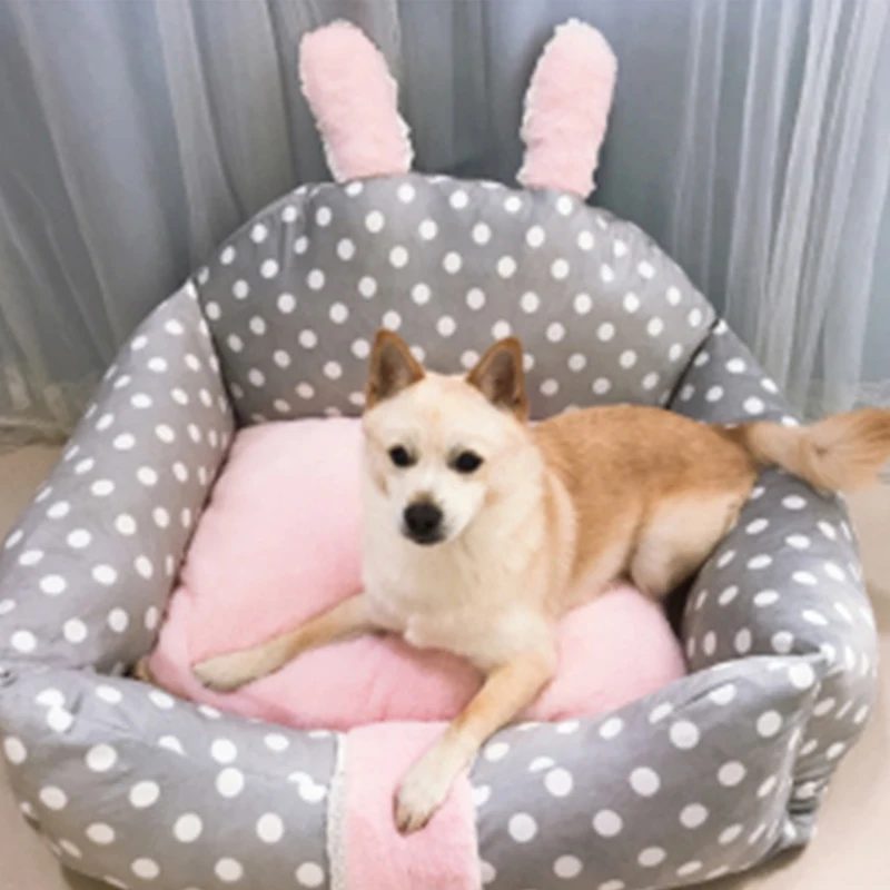 

Stiio Portable dog kennel, removable and washable dog pad to keep warm in winter, small dog Teddy keeps warm in winter
