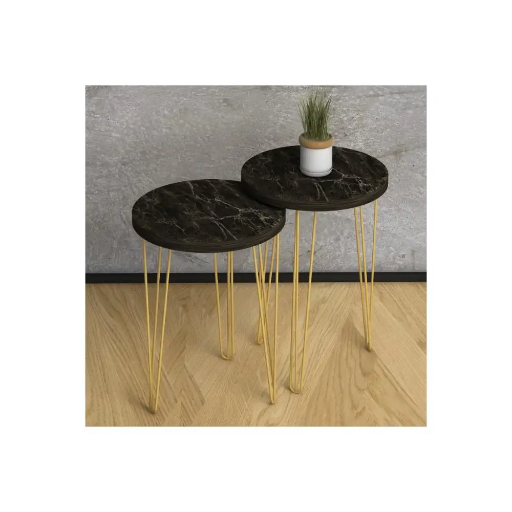 Сделано в Турции 2 шт. мраморные журнальные столики современные практичные Мини