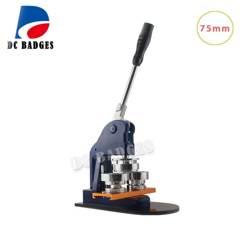 Новый 75 мм аппарат по изготовлению бэджей + металлическая для бумаги Резак 500