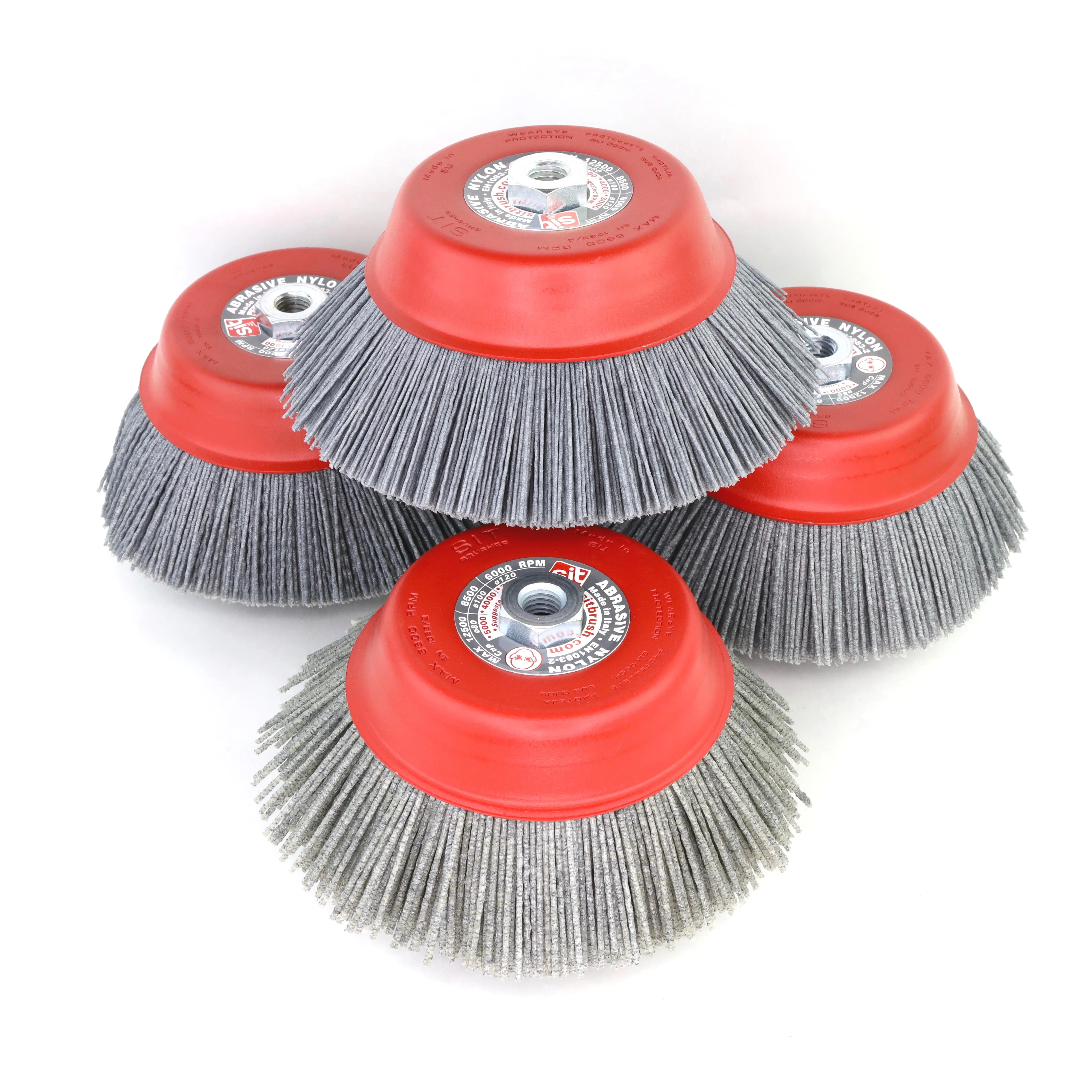 щетка чашечная для ушм, стальная проволока (м14; 85 мм) энкор 51532. щетка из нейлона 75мм м14мм (чашечная) yida. щетка для ушм 65мм м14 гофрированная проволока по нерж. щетка чашечная. щетка для ушм чашечная dexter 100 мм латунная.