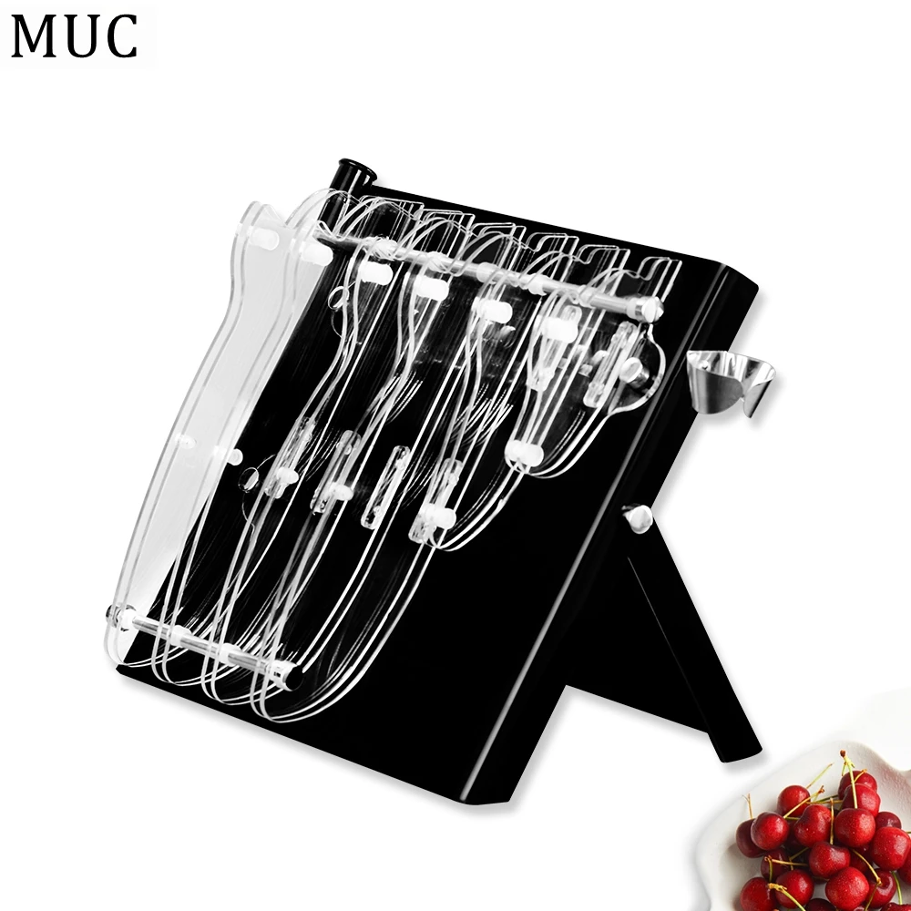 DAMASK подставка для ножей держатель фруктов черный акриловый блок