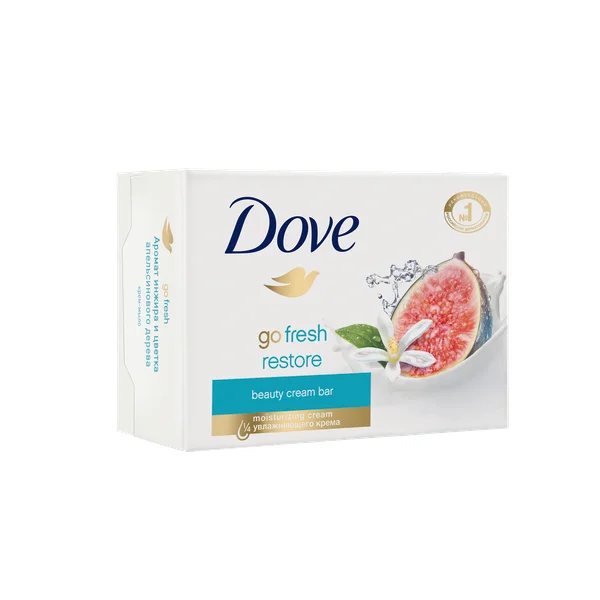 Dove набор бессульфатное крем мыло Инжир и лепестки апельсина 4 х100  гр|Наборы| |