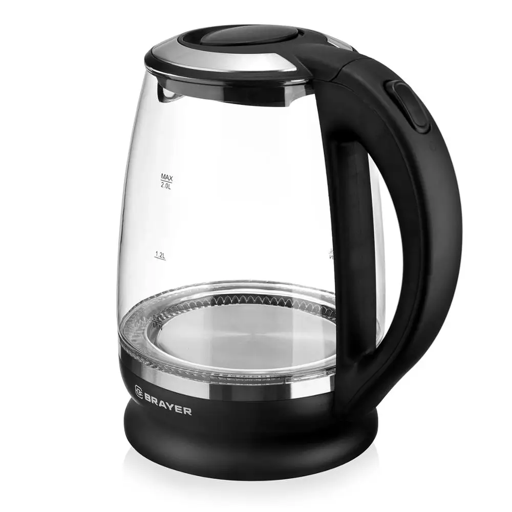 Чайник электрический BRAYER BR1044BK (мощность 2200 Вт объём 2 л внутренняя подсветка