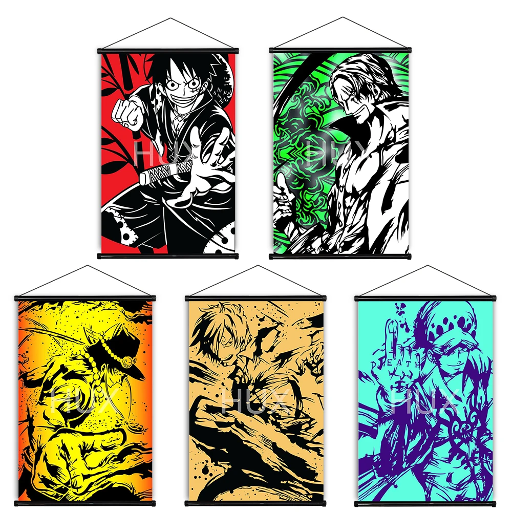 

One Piece Japanese Anime Figure Canvas Painting Decoration Chambre Child Bedroom Posters Pictures Prints Modern Mural Wall Art