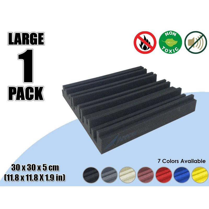 Arrowzoom 1 штука 11 8 &quotx 8" x 9 &quotMetro Diffuser панель плитка студия Звукопоглощающая
