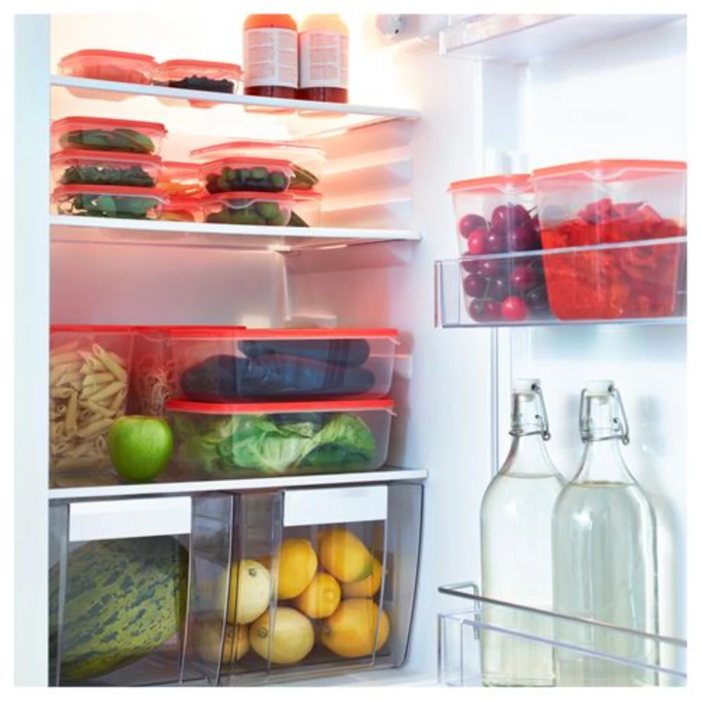 17 pcs kitchen food storage box container set organizer refrigerator jars intertwined fridge pantry bacon cheese salami olive free global shipping