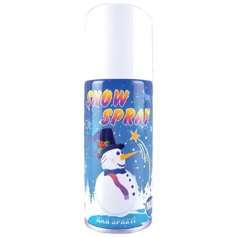 Spray de nieve de 150 ml, decoraci&oacute;n para &aacute;rbol de Navidad, pulverizaci&oacute;n de nieve, Hoarfrost Rime, copos de nieve de hielo, puertas, ventanas, espejo, escritura-0