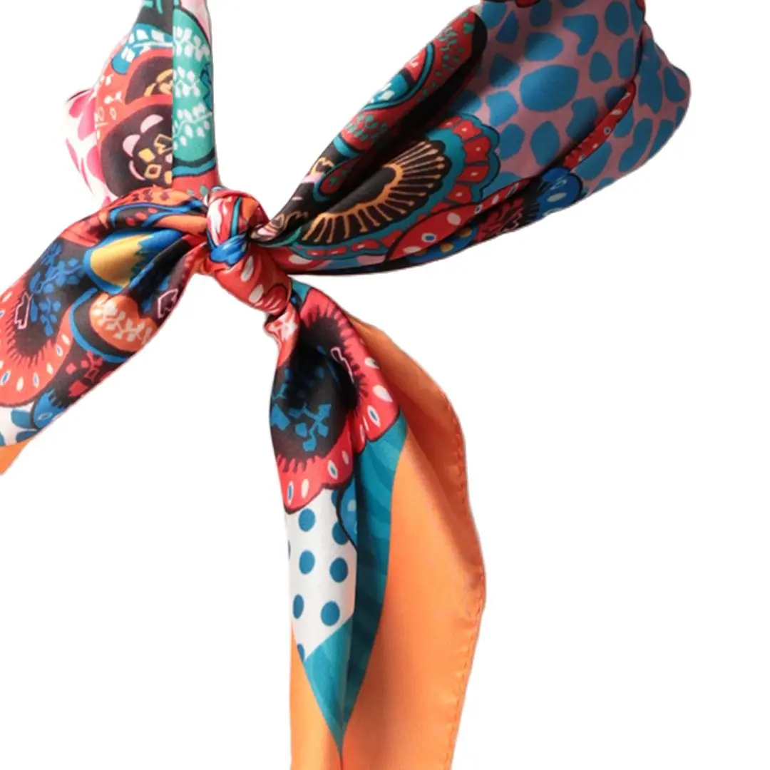

Patterned Satin Scarf Bandana