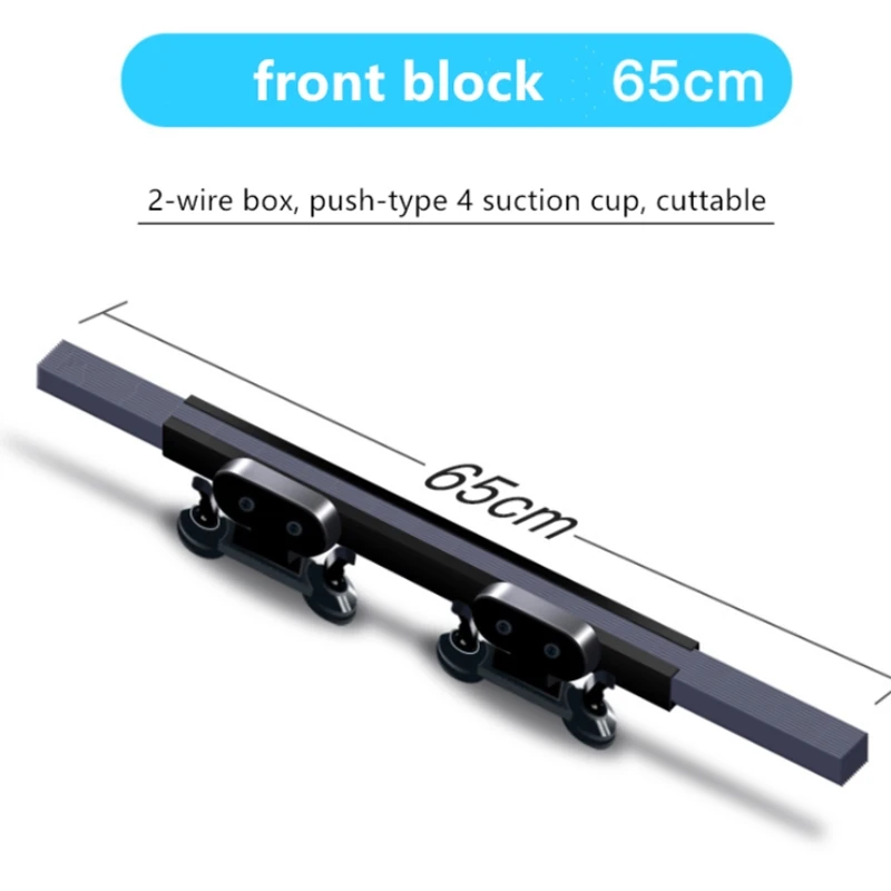 65cm double box Автоматический автомобильный лобовое стекло козырек от солнца выдвижной козырек от солнца Блок SUV грузовик автомобиль УФ Защита занавес передний задний солнцезащитный козырек - Цвет: 65cm double box