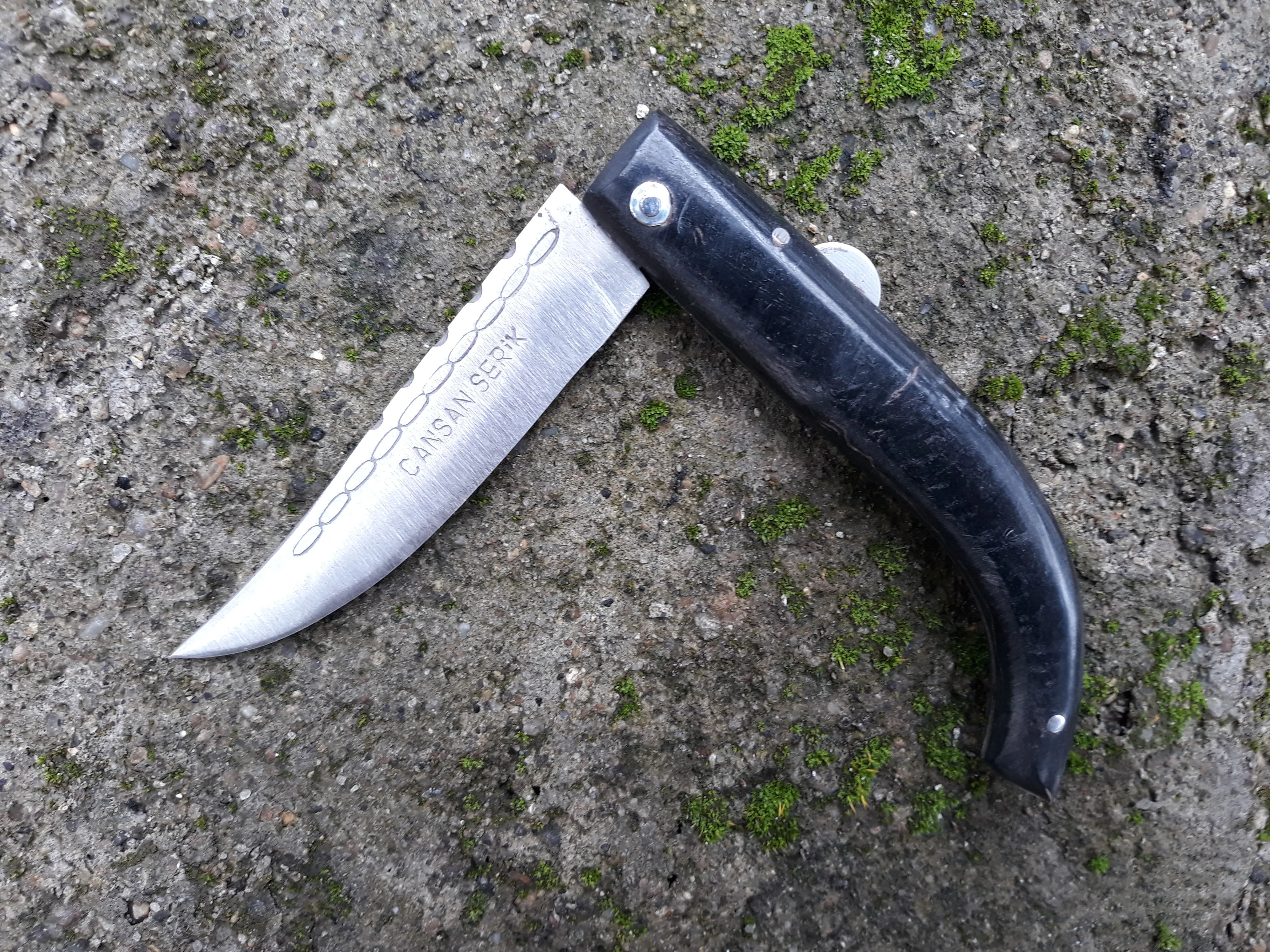 Карманный нож ручной работы 24 см общая длина| |