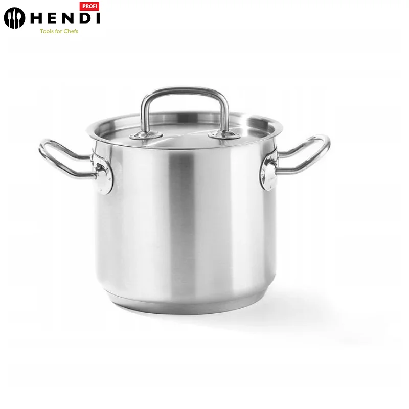 Кастрюля с крышкой HENDI Kitchen Line 2 8 литра 837108 | Дом и сад