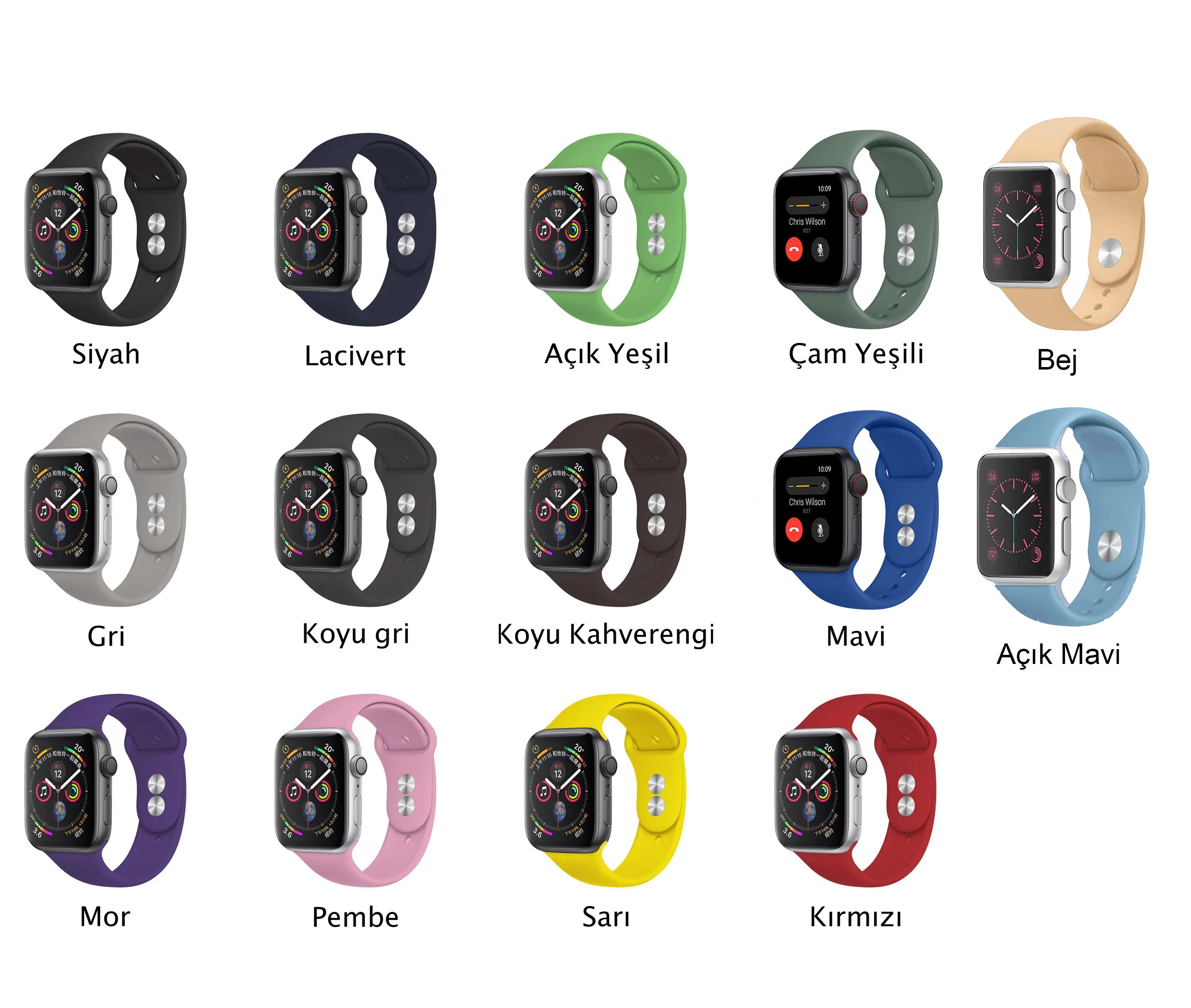 Силиконовые часы Apple Watch Kordon kaylan 38 мм 40 42 44 1 | 2 3 4 5|Ремешки для часов|