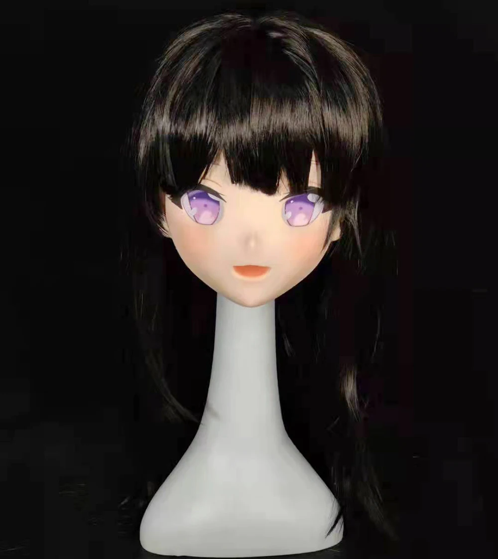 (KC010) Высококачественная полимерная маска ручной работы с полным/полу головой для косплея японского аниме ролевые игры кигуруми