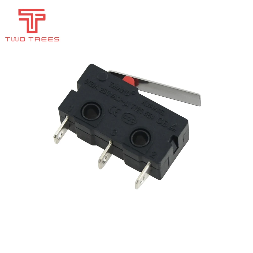 10 шт. концевой микровыключатель три прямые ножки Боковая кнопка мгновенный микро