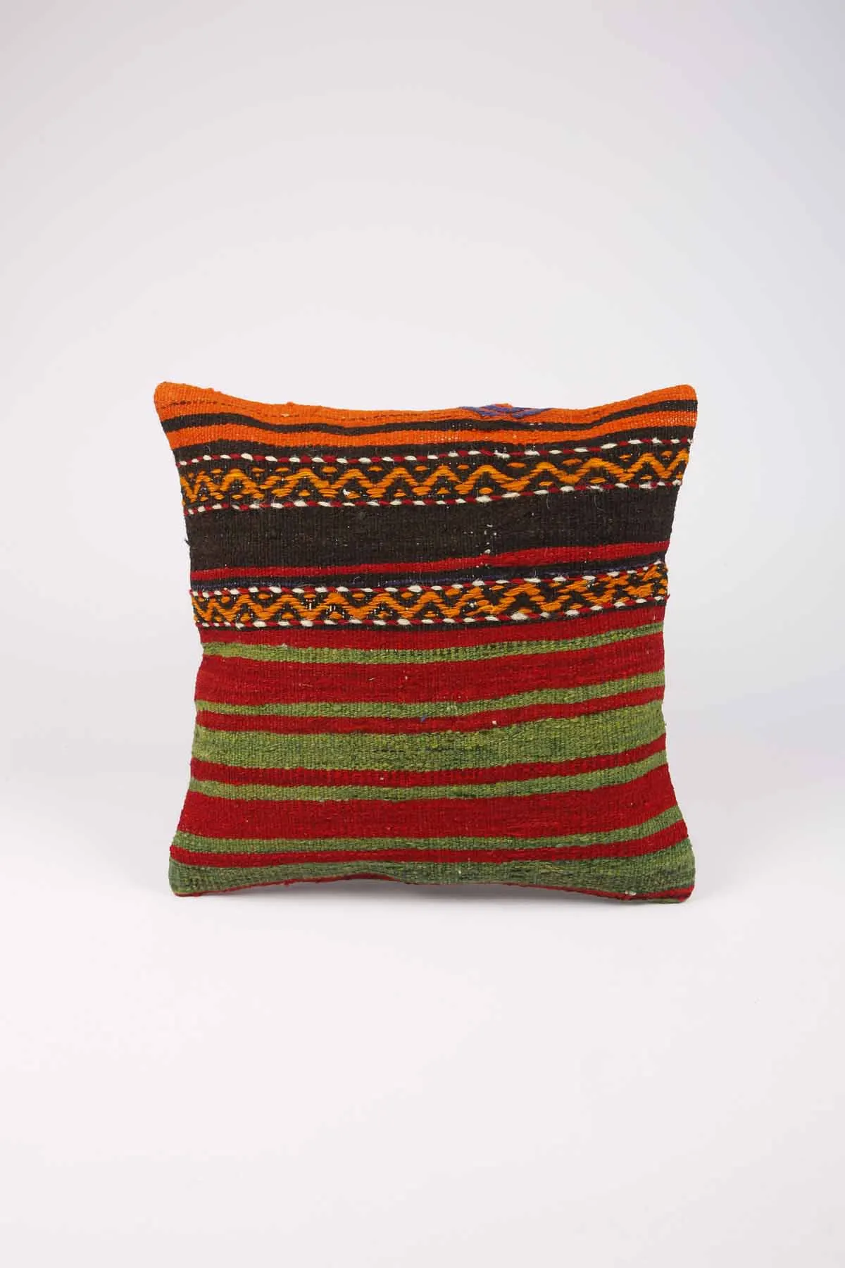 

Handmade Turkish Pillow Cover, Kilim Pillow 40x40 Natural Kilim Pillow, Throw Pillow, Kilim Cushion Cover, Natural Home Decor,