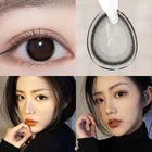 Цветные контактные линзы Mill Creek для близорукости, пара контактных линз с диоптриями, цветные контактные линзы, цветные ленточные линзы