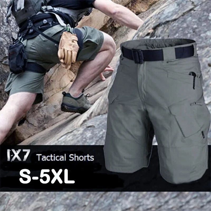 

Men Tactical Shorts Hiking Urban Military Outdoor Cargo Shorts Ripstop Casual Multi-pockets Short Combat Hunting Fishing Shorts