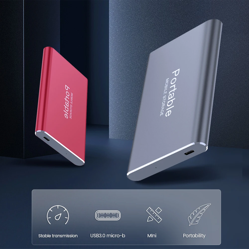 Внешний жесткий диск 4 ТБ 8 2 5 дюйма портативный мобильный Type C USB 3 1 HD HDD внешний для