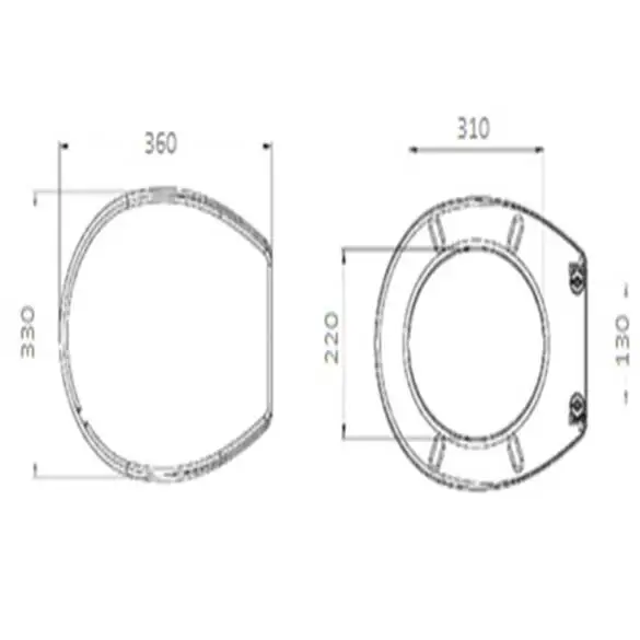 Мягкий белый чехол Softy для унитаза с классическим узором|Унитазы| |