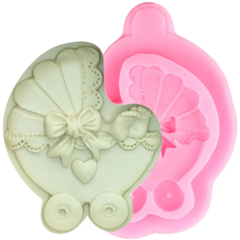 Силиконовая форма для детской каретки бант кекс Топпер помадки формы сделай сам |