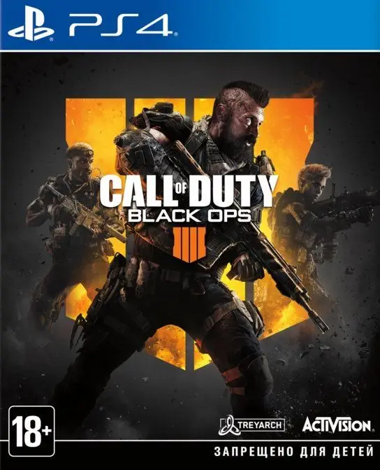 Видеоигра Call of Duty: Black Ops 4 Русская Версия (PS4) USED Б/У |