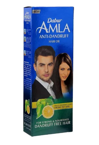 Шампунь для ухода за волосами Dabur Amla пенопласт против перхоти зеленых яблок