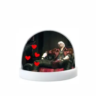 Водяной шар Dmc Devil May Cry Девил Май Край №3 Блестки-сердечки | Дом и сад