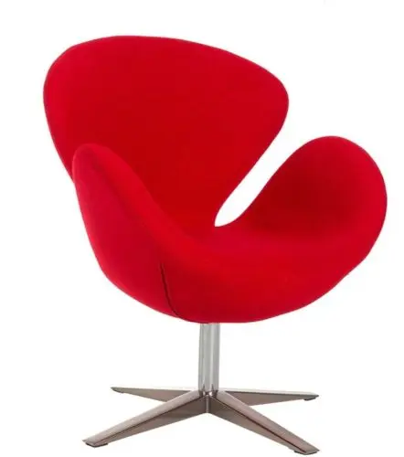 Кресло Лебединое кресло Arne Jacobsen шерсть кашемир вращающийся Цвет выбор