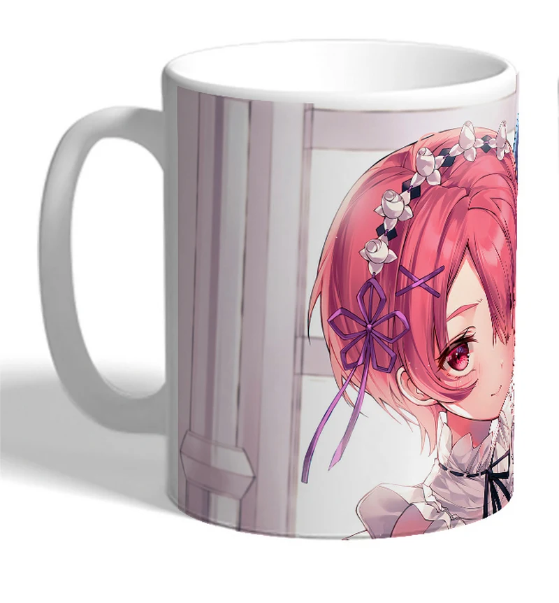 Кружка &quotРе Зеро Рем и Рам Re Zero жизнь с нуля в другом мире (аниме манга