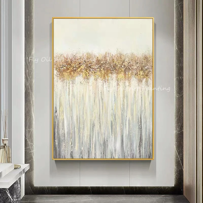 Большой размер 100% ручная роспись