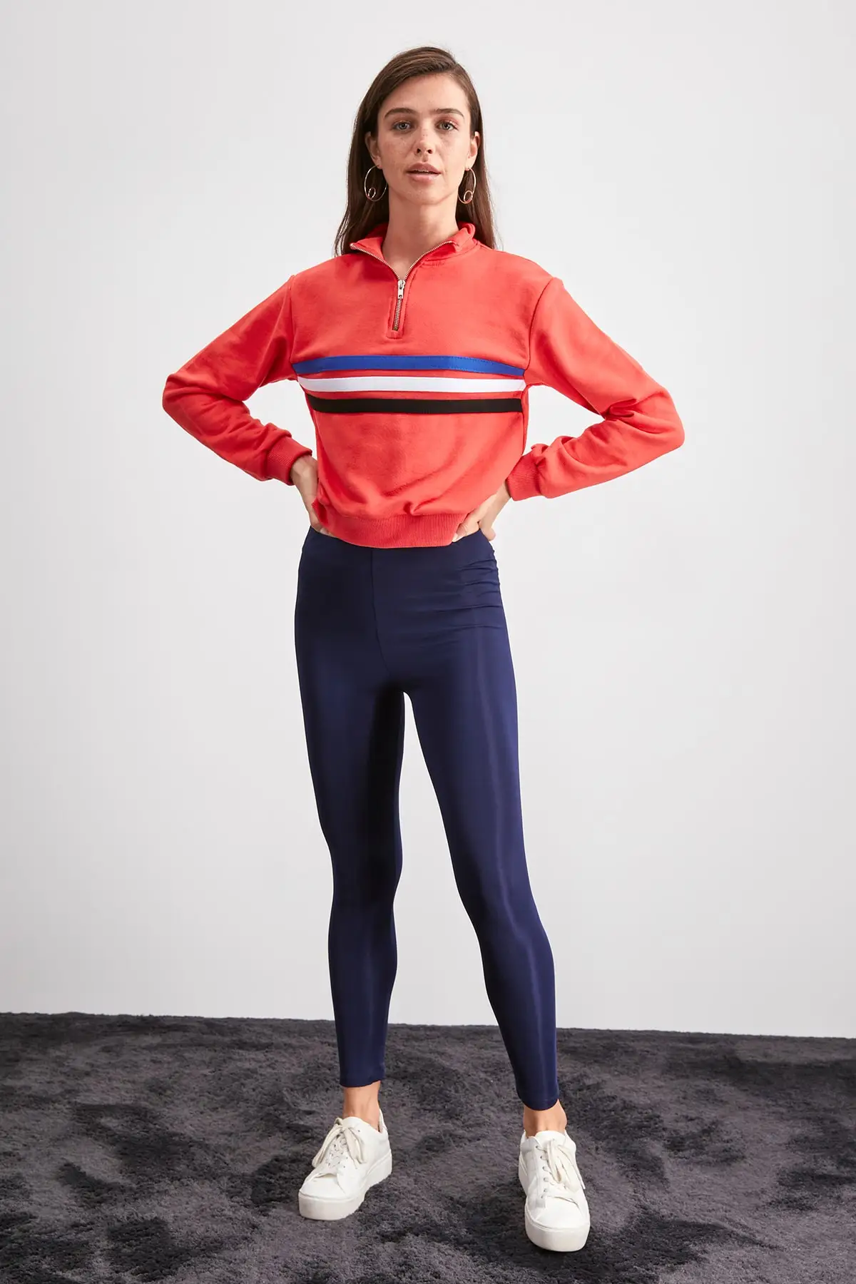 Trendyol трикотажные леггинсы TWOAW20TA0102|Колготки| |