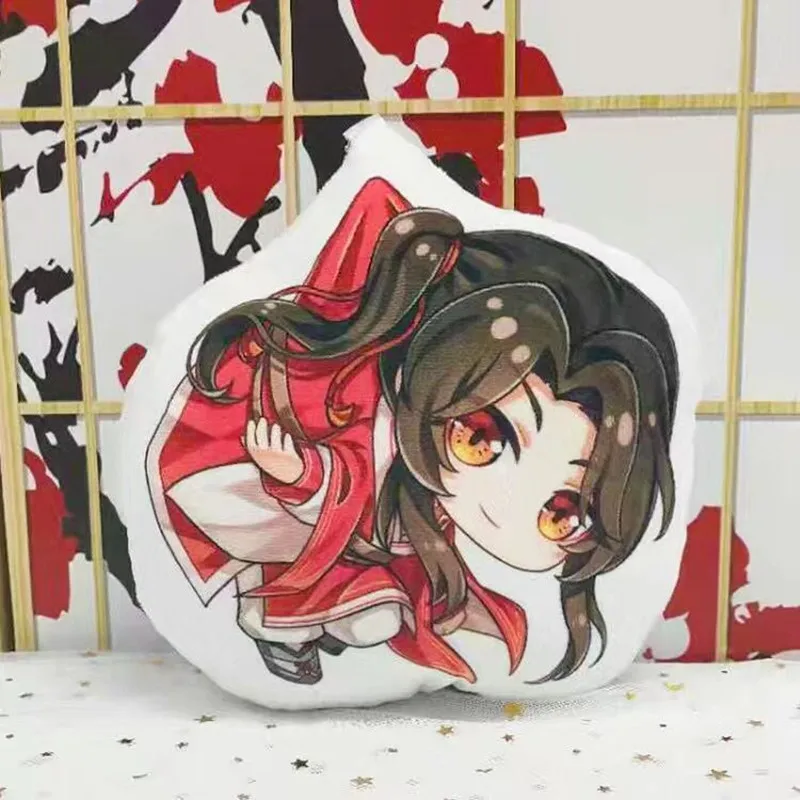 Тянь Гуань Ци Фу Ксиэ Лянь Хуа Чэн Cartoon Plush Keychain Heaven Officials Blessing Cute Bag Pendant Decoration Toys Key Rings.