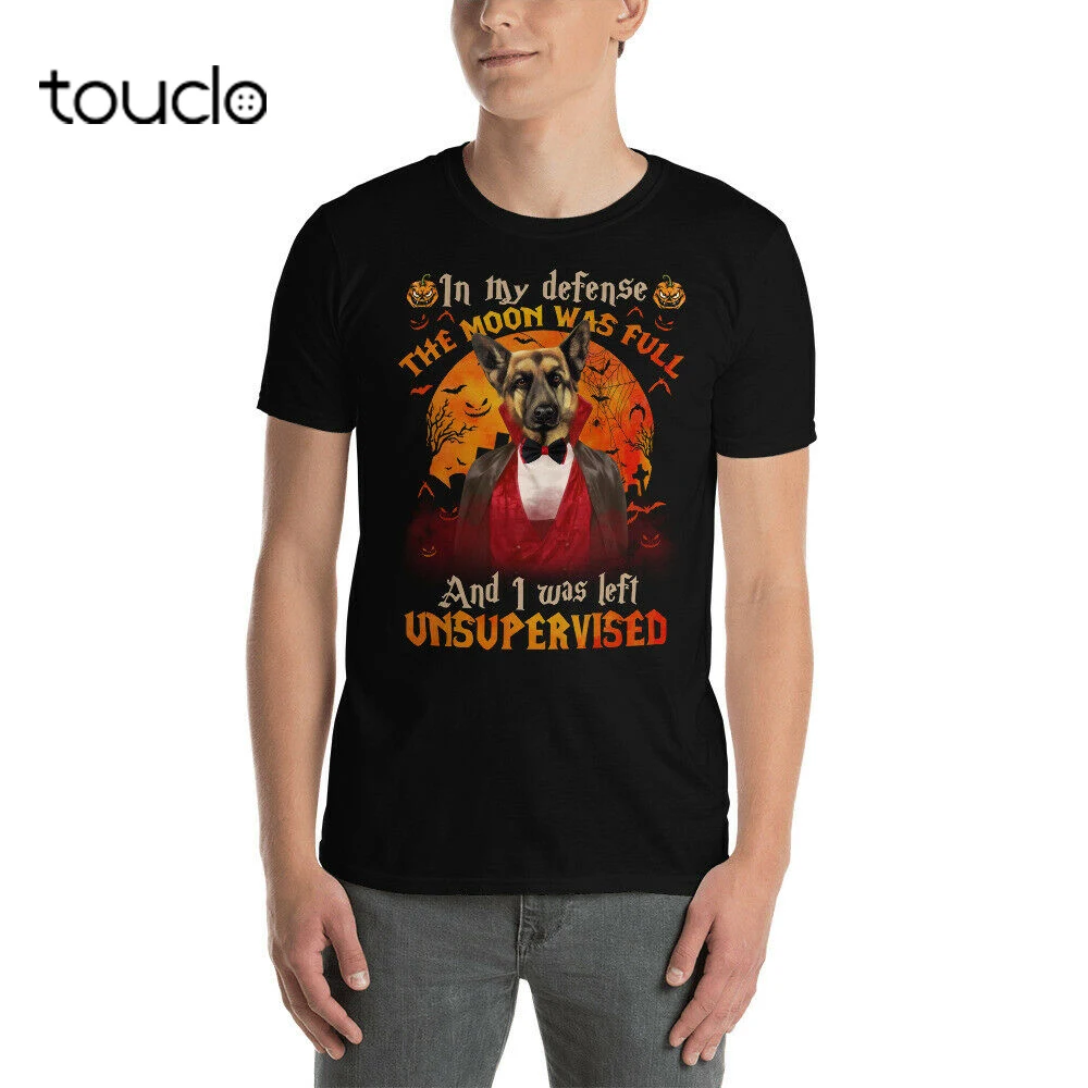 В свою защиту я остался без присмотра на Хэллоуин немецкая овчарка Дракула