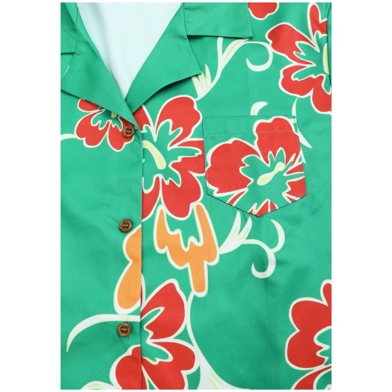 2022 Fashion Hawaiian Shirt Mens SK8 The Infinity Shirts Kyan Reki Cosplay Short Sleeve Printed Flower Shirt Men Korean Clothes
