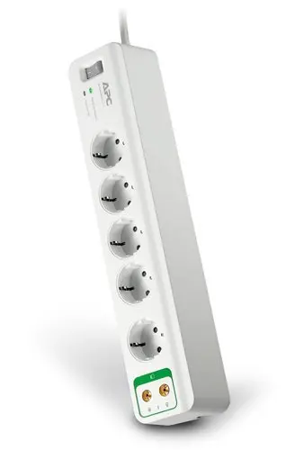Сетевой фильтр APCEssential SurgeArrest 5 outlets with coax protection 230V (PM5V-RS) | Электронные компоненты и