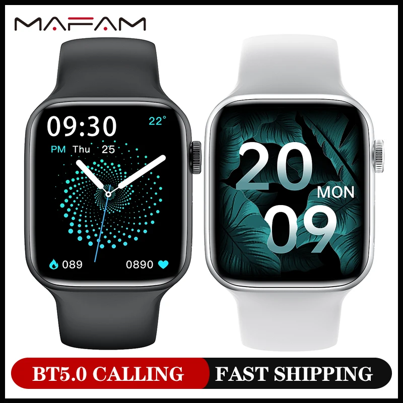 Смарт часы MAFAM HW22 /HW22plus 6e 1 75 дюйма HD для Android и ios|Смарт-часы| |