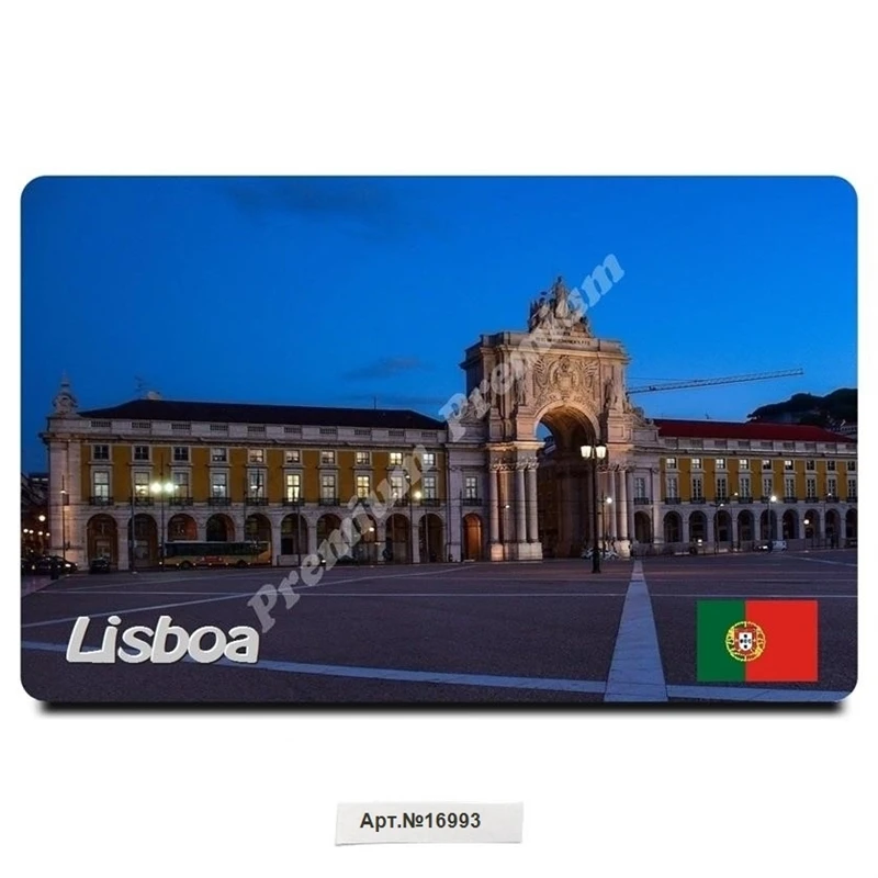 Лиссабон Португалия Сувенирный подарочный магнит на холодильник | Дом и сад