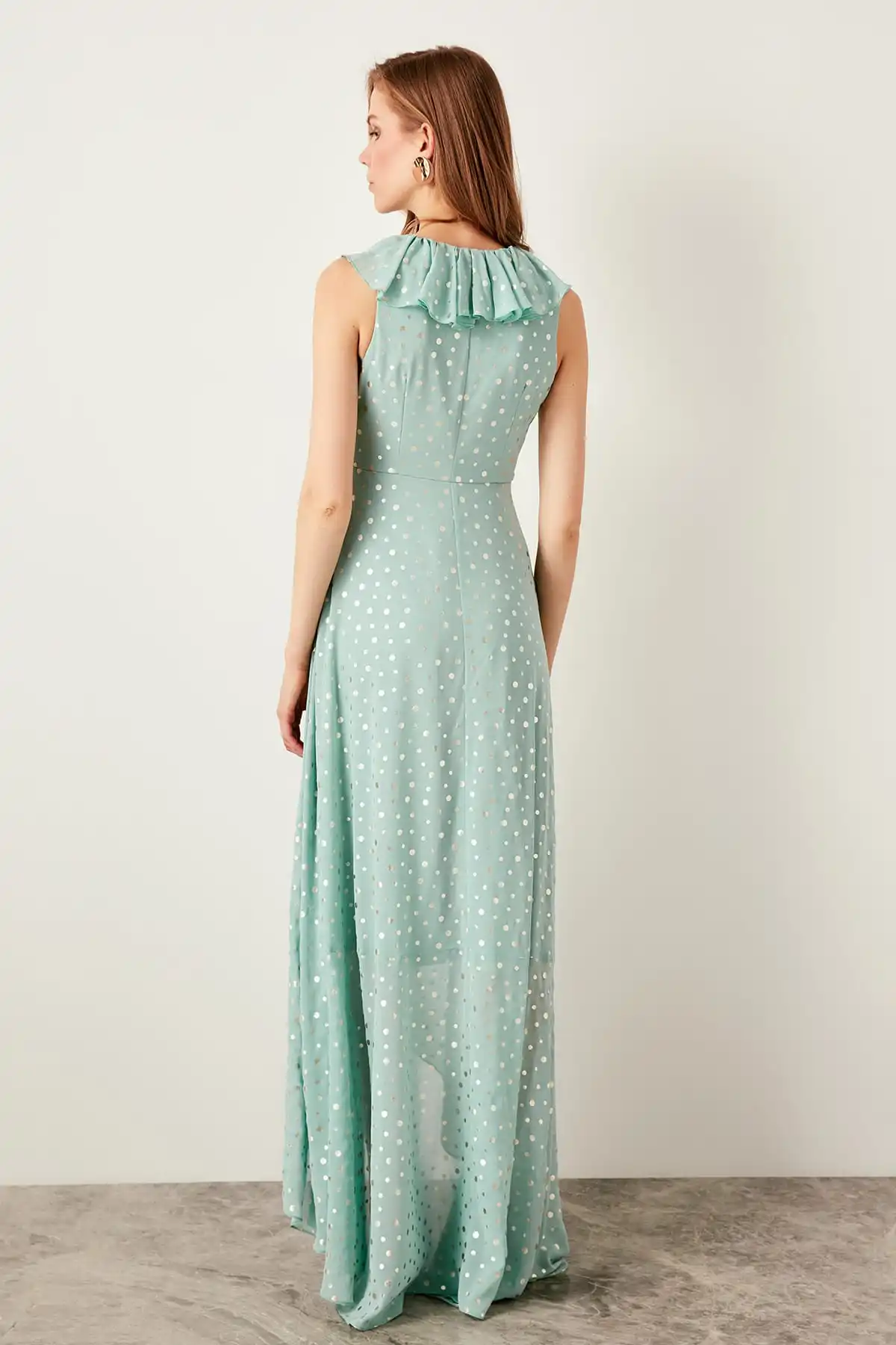 Trendyol/вечернее платье в горошек TPRSS19UT0045 | Свадьбы и торжества