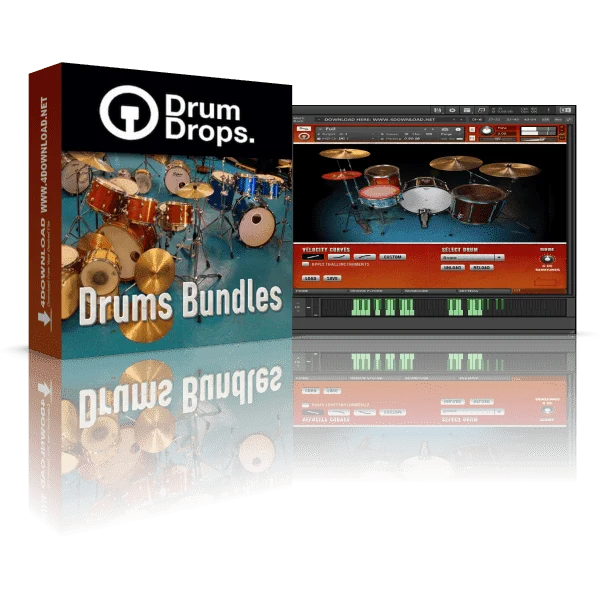 

Drumdrops Drums Bundles KONTAKT Library