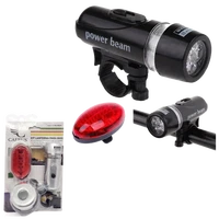 bike flashlight kit with horn and rear light bike caerus bk04