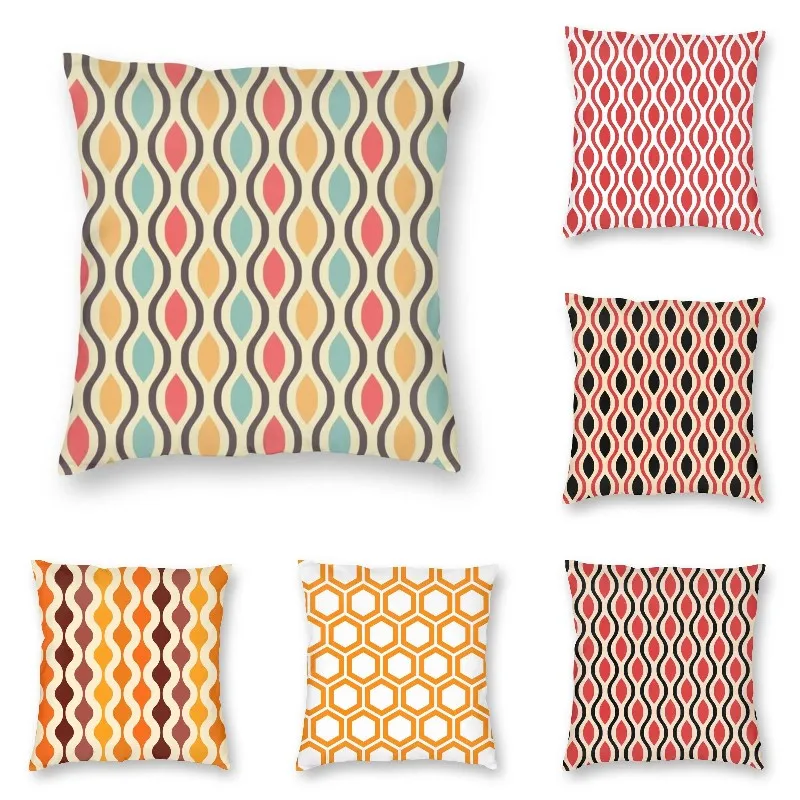 Современный чехол для подушки Ogee 45x45 см декоративный среднего века с принтом