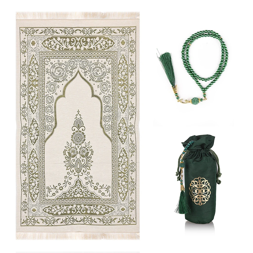 Мусульманские молитвенные коврики 2 шт. коврик яркий хлопковый ковер 99 бусин 6 мм