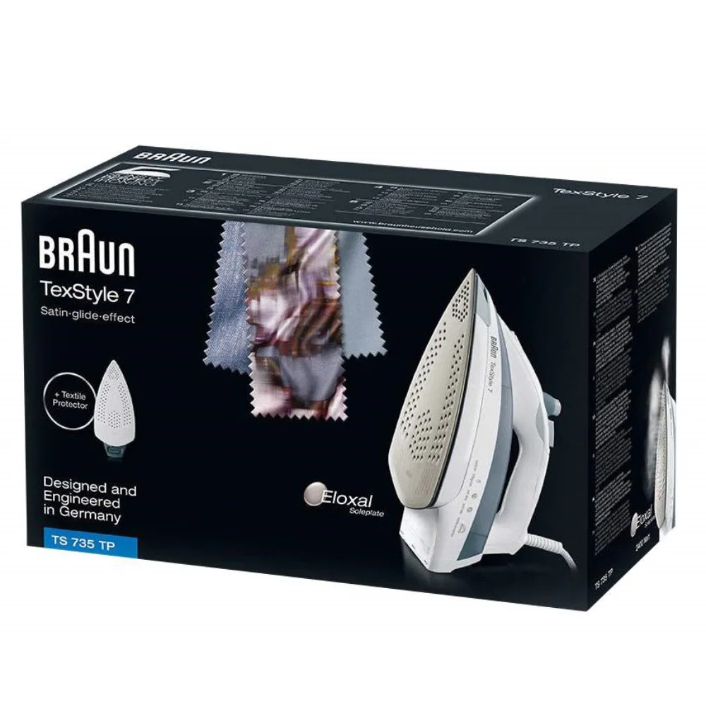 Паровой утюг Braun TexStyle 7 TS735TP 2400 Вт | Бытовая техника