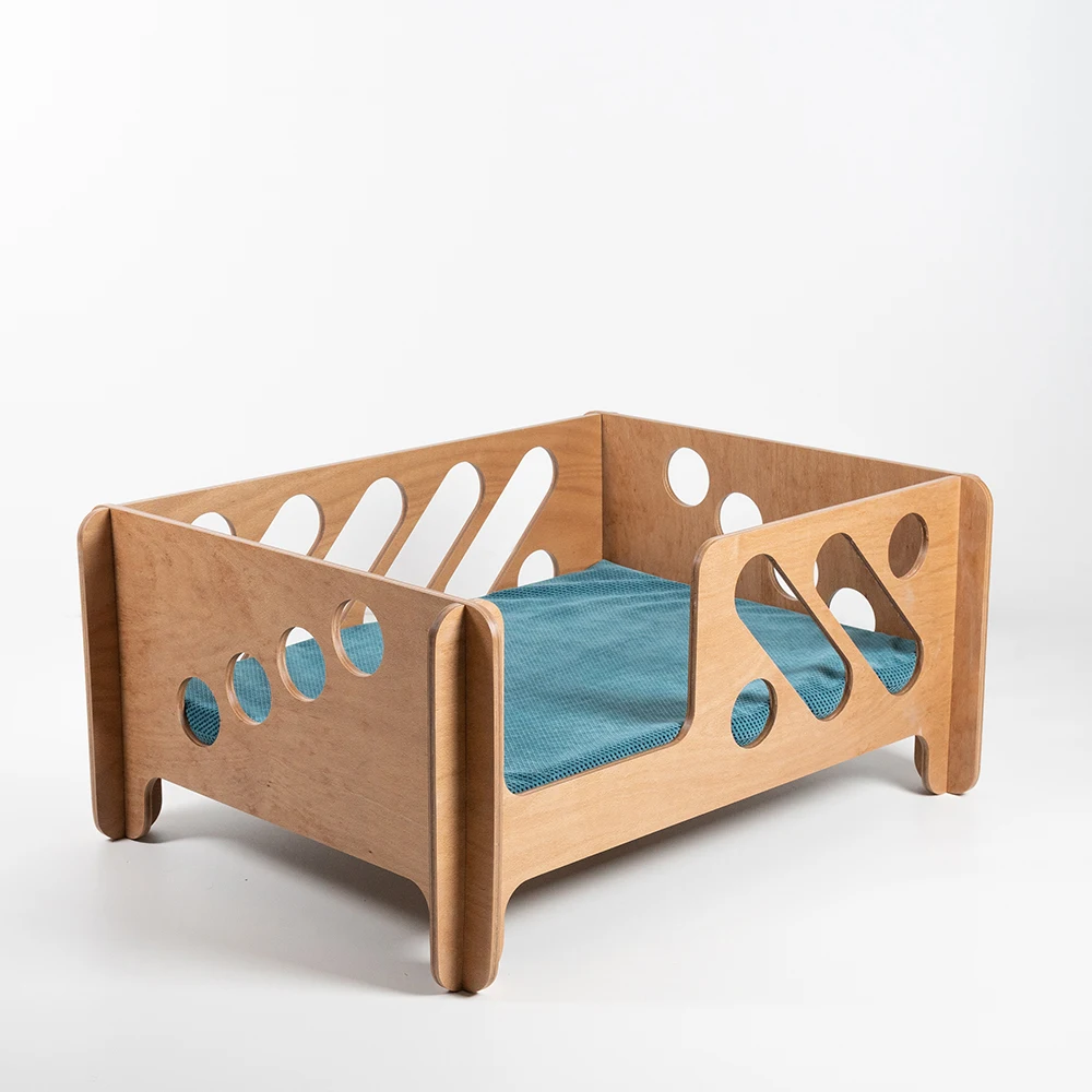 

Portable Dog Bed Dog Bed Wooden Pet Cat Bed Puppy Bed Solid wood dog bed beech wood demounted