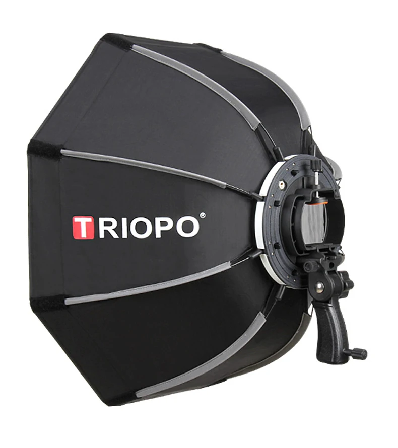 

Восьмиугольный зонт-софтбокс Triopo для вспышки Speedlite 90 см, портативный софтбокс для фото для Godox V860II TT600 YN560IV YN568EX