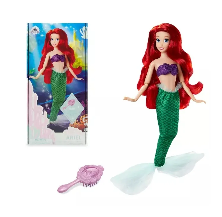Кукла Ариэль Русалочка с расческой в картонной коробке Disney | Куклы