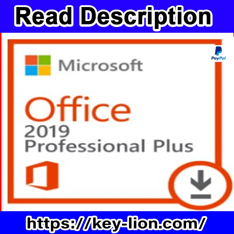 

{Microsoft®Office✔️ 2019✔️Pro✔️Key✔️ PLEASE READ DESCRIPTION⭐️}