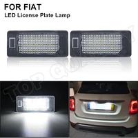 for fiat 500x 2014 2015 2016 2017 2018 2019 2020 2021 2022 white smd canbus rear led number license plate lights lamp 2pcs