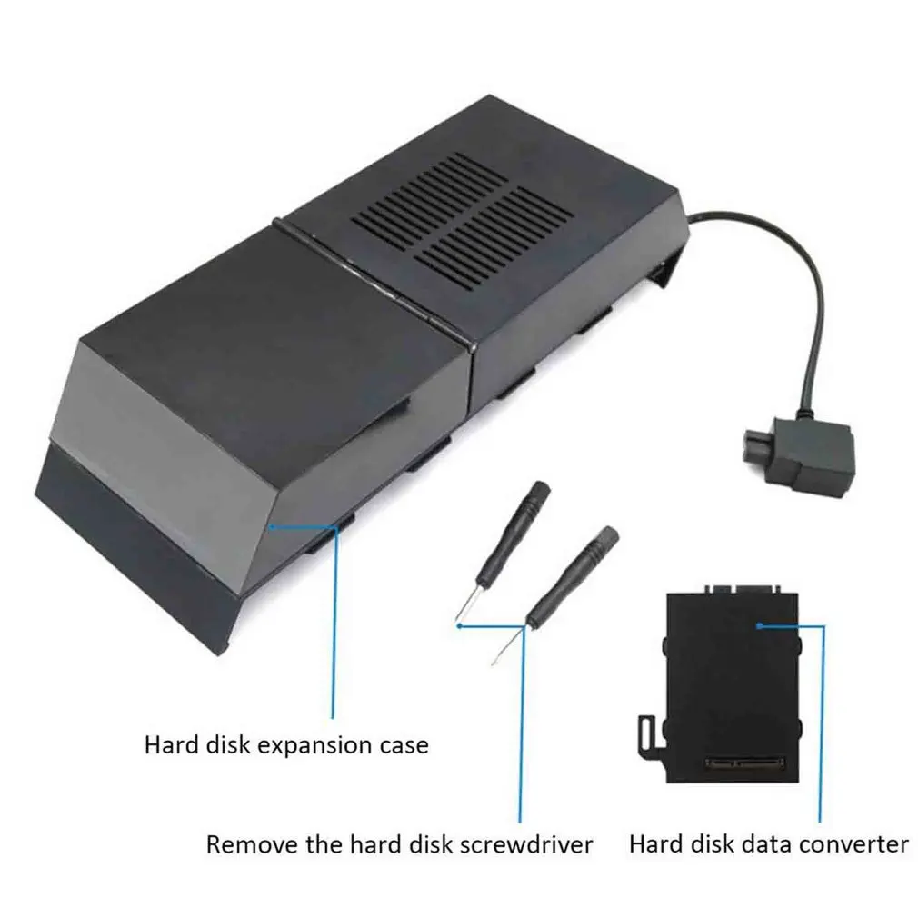 

Hot!new 2TB Data Bank Box Case Storage Capacity Hard Drive External SATA For Playstation 2.5" 4 PS4 Disk Expansion 3.5" Box Game
